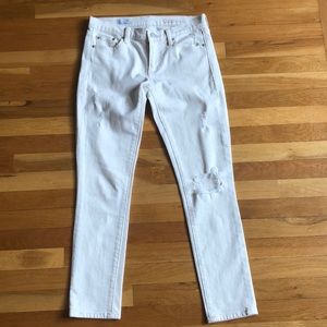 Gap Girlfriend Natural Destroyed Jeans